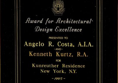 AIA: Award for Design Excellence: Kunreuther House